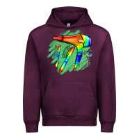 Mauve Wine Hairdresser Urban Hoodie - Jasminsmagicworld