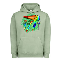 Pigment Oil Green Hairdresser Urban Hoodie - Jasminsmagicworld