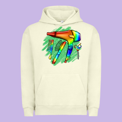 Hairdresser Urban Hoodie Designed By Jasminsmagicworld