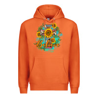 Carrot western belive sunflowers cross Premium Hoodie - BarkalooDesign