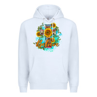 White western belive sunflowers cross Premium Hoodie - BarkalooDesign