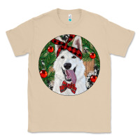 Mushroom Christmas White Shepherd With Cowhide Classic Tee - RanaPortraitStore