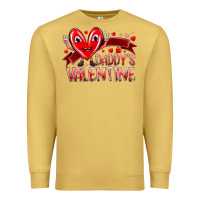 Antique Gold daddy is valentine Premium Sweatshirt - RacoonDesign