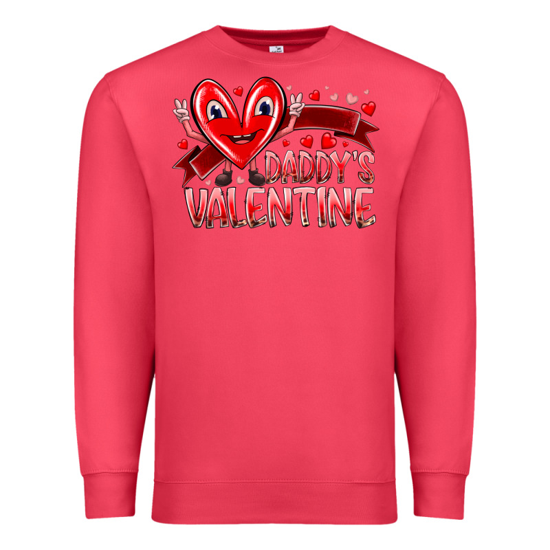 Daddy Is Valentine Premium Sweatshirt by RacoonDesign | Teevron
