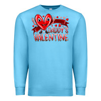 Ocean Blue daddy is valentine Premium Sweatshirt - RacoonDesign