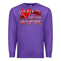 Purple daddy is valentine Premium Sweatshirt - RacoonDesign
