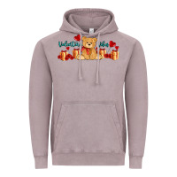 Vintage Zinc valentines vibes with gifts and bear Vintage Hoodie - AdoDesignShop