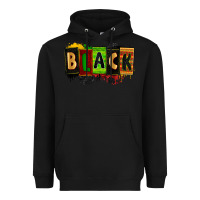 Black Black juneteenth Heavyweight Hoodie - Zillion Design Studio