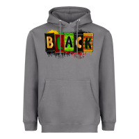 Storm Black juneteenth Heavyweight Hoodie - Zillion Design Studio