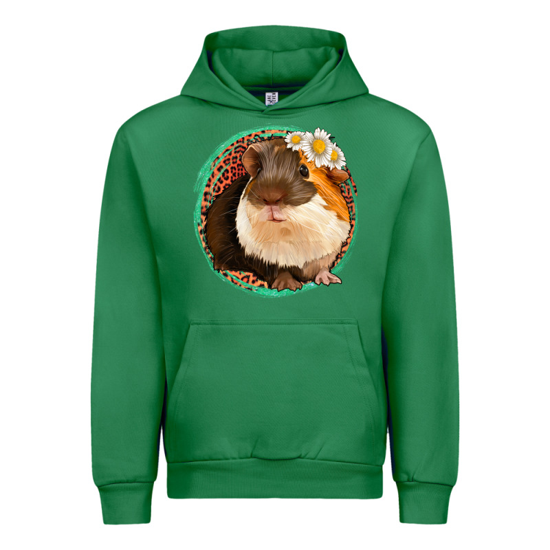 Floral Leopard Guinea Pigs Urban Hoodie by Jasminsmagicworld | Teevron