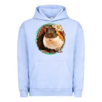Pigment Grape Ice floral leopard guinea pigs Urban Hoodie - Jasminsmagicworld