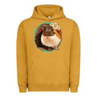 Pigment Peanut Butter floral leopard guinea pigs Urban Hoodie - Jasminsmagicworld
