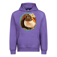 Tulip floral leopard guinea pigs Urban Hoodie - Jasminsmagicworld
