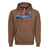 Chestnut small business badass Zipper Hoodie - texasbilliewilder