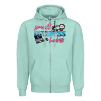 Seafoam small business badass Zipper Hoodie - texasbilliewilder