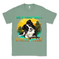 Sage life is better with a border collie Classic Tee - texasbilliewilder
