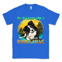 True Royal life is better with a border collie Classic Tee - texasbilliewilder