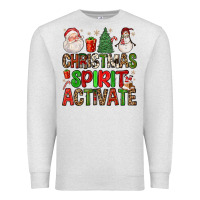 Oatmeal Heather christmas spirit activate Premium Sweatshirt - FaDigitalArtStudio