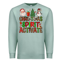 Seafoam christmas spirit activate Premium Sweatshirt - FaDigitalArtStudio