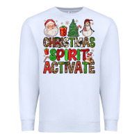 White christmas spirit activate Premium Sweatshirt - FaDigitalArtStudio