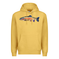 Antique Gold Rainbow Trout Premium Hoodie - LillyAllenDesigns