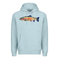 Blue Mist Rainbow Trout Premium Hoodie - LillyAllenDesigns