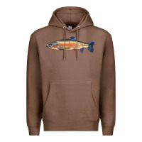 Chestnut Rainbow Trout Premium Hoodie - LillyAllenDesigns