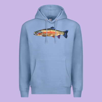 Rainbow Trout Premium Hoodie Designed By Lillyallendesigns