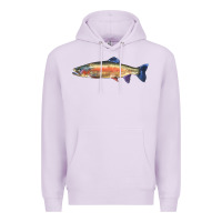 Lilac Rainbow Trout Premium Hoodie - LillyAllenDesigns