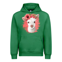 Emerald floral baby goat Urban Hoodie - Jasminsmagicworld