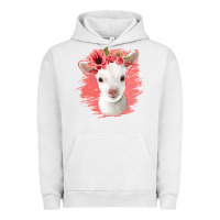Pigment Lunar Rock floral baby goat Urban Hoodie - Jasminsmagicworld