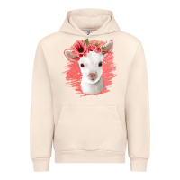 Sandshell floral baby goat Urban Hoodie - Jasminsmagicworld