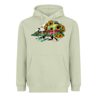 Matcha Virginia State Map Heavyweight Hoodie - RanaPortraitStore