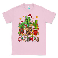 Bubblegum Pink christmas cactus merry cactmas Classic Tee - Zillion Design Studio