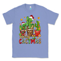 Colony Blue christmas cactus merry cactmas Classic Tee - Zillion Design Studio