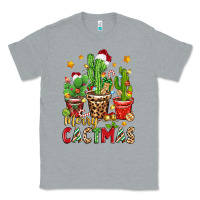 Heather Grey christmas cactus merry cactmas Classic Tee - Zillion Design Studio