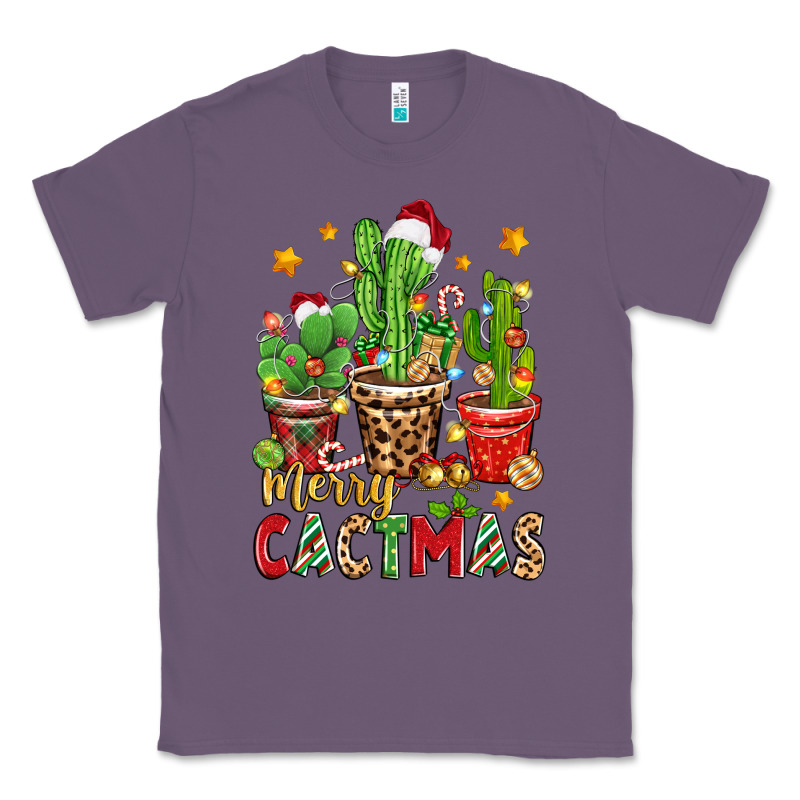 Christmas Cactus Merry Cactmas Classic Tee by Zillion Design Studio | Teevron