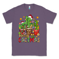Lavender christmas cactus merry cactmas Classic Tee - Zillion Design Studio