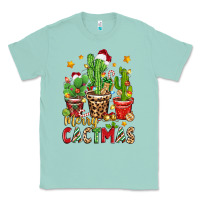 Seafoam christmas cactus merry cactmas Classic Tee - Zillion Design Studio