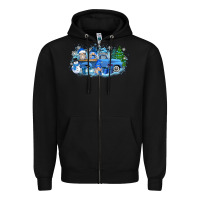 Snow Gnome Truck Zipper Hoodie | Teevron