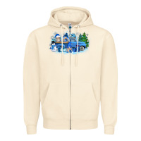 Sandshell snow gnome truck Zipper Hoodie - Zillion Design Studio