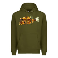Army Green humpback turretfish Premium Hoodie - LillyAllenDesigns