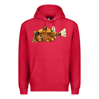 Cardinal humpback turretfish Premium Hoodie - LillyAllenDesigns