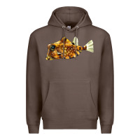 Coffee humpback turretfish Premium Hoodie - LillyAllenDesigns