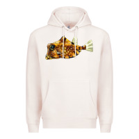 Pale Pink humpback turretfish Premium Hoodie - LillyAllenDesigns