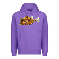 Purple humpback turretfish Premium Hoodie - LillyAllenDesigns