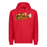 Red humpback turretfish Premium Hoodie - LillyAllenDesigns