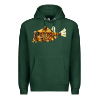 Sports Green humpback turretfish Premium Hoodie - LillyAllenDesigns