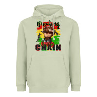 Matcha Breaking every chain juneteenth Heavyweight Hoodie - Zillion Design Studio