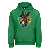 Emerald aztec backsground donkey Urban Hoodie - Jasminsmagicworld